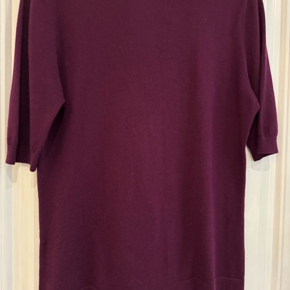 Stunning Hugo Boss burgandy silk and wool sweater in great condition size L - Picture 2 of 5